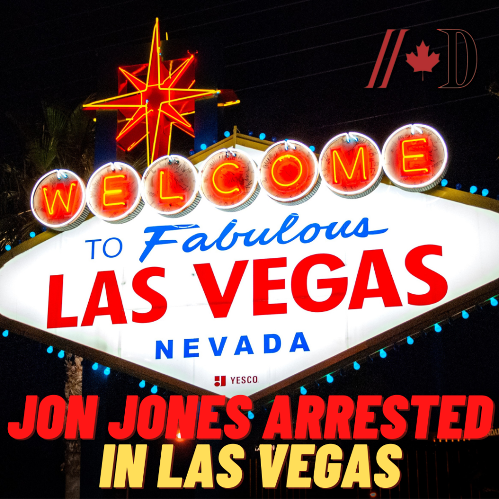 Jon Jones Arrested in Vegas Dynes Pressbox