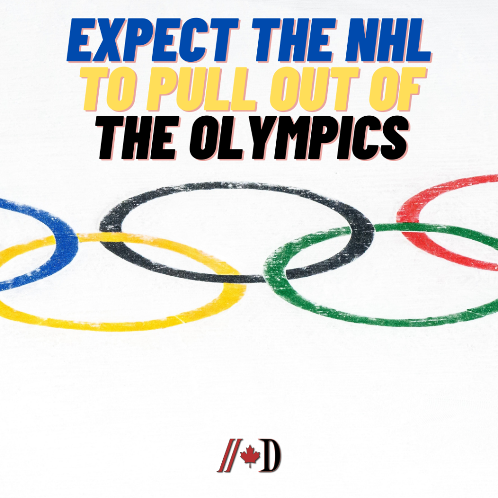 Expect NHL to Pull Out of Olympics Dynes Pressbox