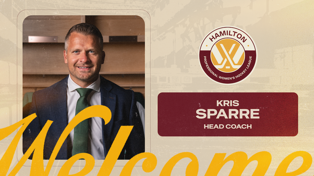 PWHL Hamilton Names Kris Sparre Head Coach