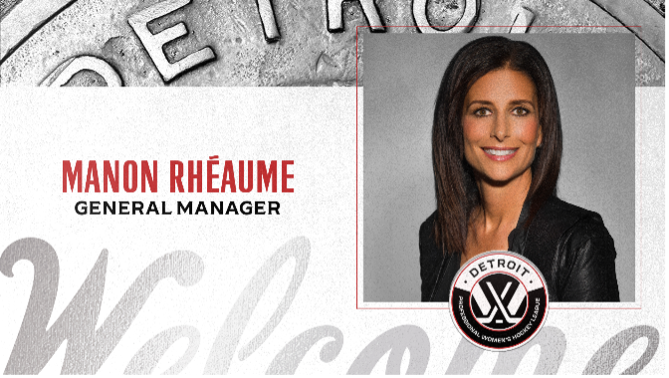 PWHL Detroit Names Manon Rheaume GM