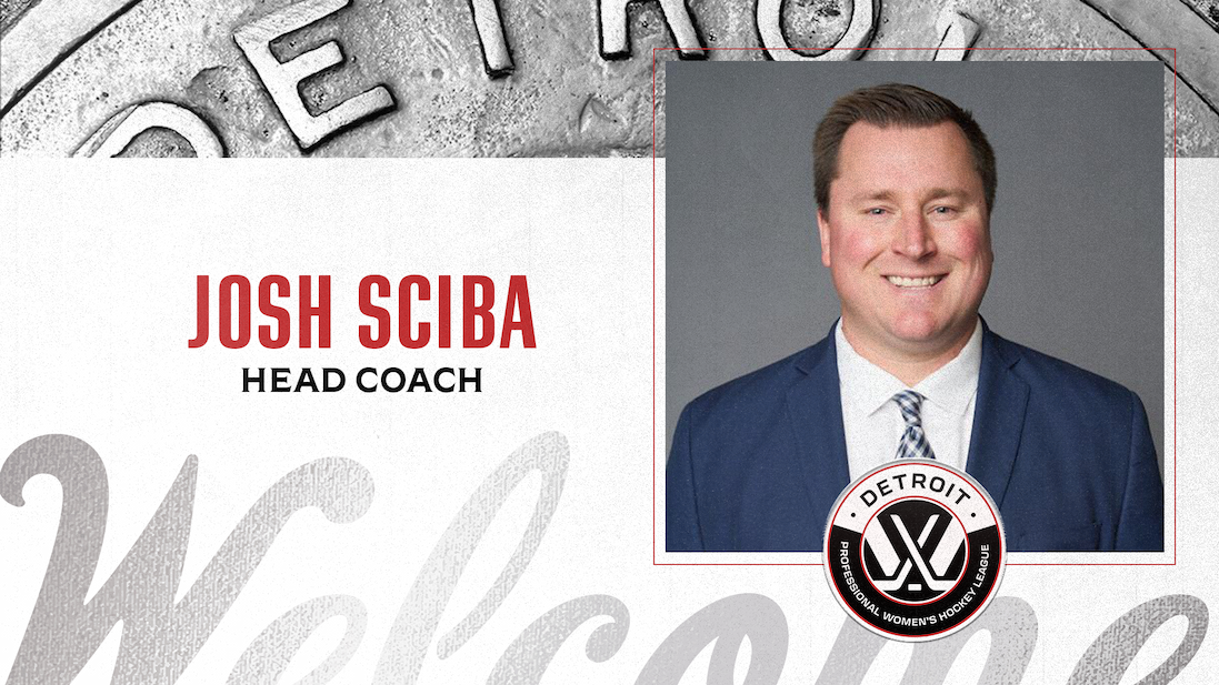 PWHL Detroit Names Josh Sciba Head Coach